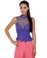 Long Story Short Lace Periwinkle Blue Top