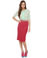 Elle Woods Berry Red Pencil Skirt