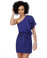 Cute and Kissable One Shoulder Blue Dress