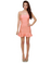 Pinky Swear Strapless Coral Pink Dress