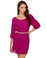 Gem of the Woods Belted Magenta Dress