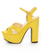 Bonnibel Portia 1 Yellow Platform Sandals