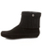 Bamboo Friends 10 Black Fringe Moccasin Ankle Boots