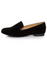 Bamboo Mansion 01 Black Smoking Slipper Loafer Flats