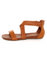 Bamboo Sophia 05 Chestnut Banded Flat Sandals