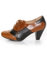 Chelsea Crew Jenny Black and Tan Oxford Heels