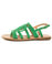 City Classified Tada Kelly Green Loopy Strapped Thong Sandals