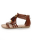 Dirty Laundry Bottom Line Rich Brown Embellished Sandals
