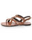 GoMax Berdine 59 Brown Strappy Thong Sandals