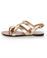 GoMax Berdine 59 Gold Strappy Thong Sandals