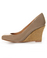 GoMax Jinger 01 Taupe Patent Espadrille Wedges