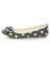 Mixx Penny 10 Blue Polka Dot Bow Ballet Flats