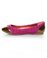 Promise Montreal Fuchsia Sparkle Tweed Cap Toe Flats
