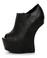 Privileged Keaton Black Shootie Heelless Platforms
