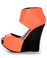 Privileged Solefoo Coral Cuffed Platform Wedges