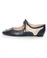 Restricted Suzie Navy Crocheted Spectator Flats