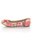 Soda Pozo Pink Fabric Batik Blur Ballet Flats