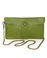 Miss Hipsta Green Leather Clutch