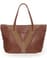 Smart as a Whip-stitch Brown Tote