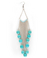 Secret Waterfall Silver and Turquoise Dangle Earrings