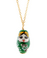 Ms. Babushka Green Necklace