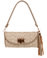 Melie Bianco Taupe Edna Woven Clutch