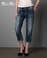 Miss Me Hebe Highwater Boyfriend Jeans in Blue
