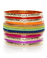 Color Code Gold Bangle Set