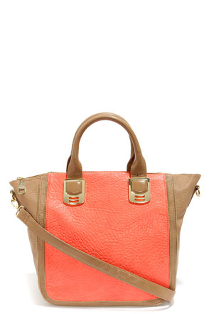 Steve Madden BGaambit Handbag - Orange Tote - Oversized Purse - 98.00