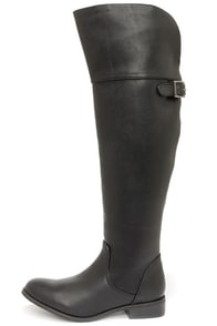Rider 24 Black Over the Knee Boots