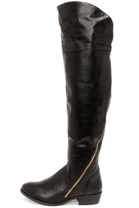 Report Signature Gwyn Black Over the Knee Boots