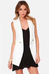 In-Vest in You Ivory Vest