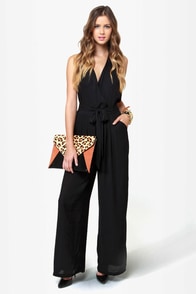 Black Pants Romper