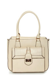 Melie Bianco Rhea Ivory Tote