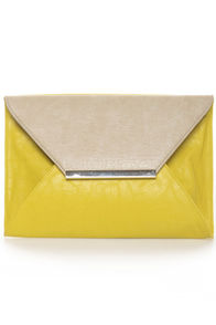 Lemon Meringue Pie Yellow Clutch