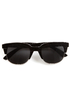 Book Smarts Black and Silver Sunglasses