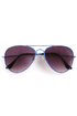 Lantern Blue Aviator Sunglasses