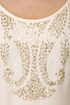 Swan Queen Beaded Cream Dress
