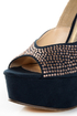 Michael Antonio Rowland Rose Gold Rhinestone Platform Heels