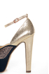 Michael Antonio Rowland Rose Gold Rhinestone Platform Heels