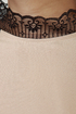 Strike of Midnight Beige Lace Dress