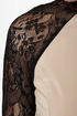 Strike of Midnight Beige Lace Dress