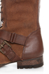 Naughty Monkey Stomper Tan Lace-Up Cap-Toe Combat Boots