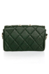 Point Sized Studded Green Purse