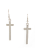 Livin' On a Prayer Cross Earrings