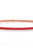 Pillow Skinny Red Belt