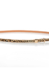 Pillow Skinny Animal Print Belt