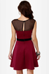 Spin Doctor Burgundy Dress
