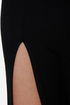 Down to There Backless Black Maxi Dress