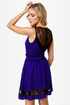 Yes We Can-Can Blue Lace Dress